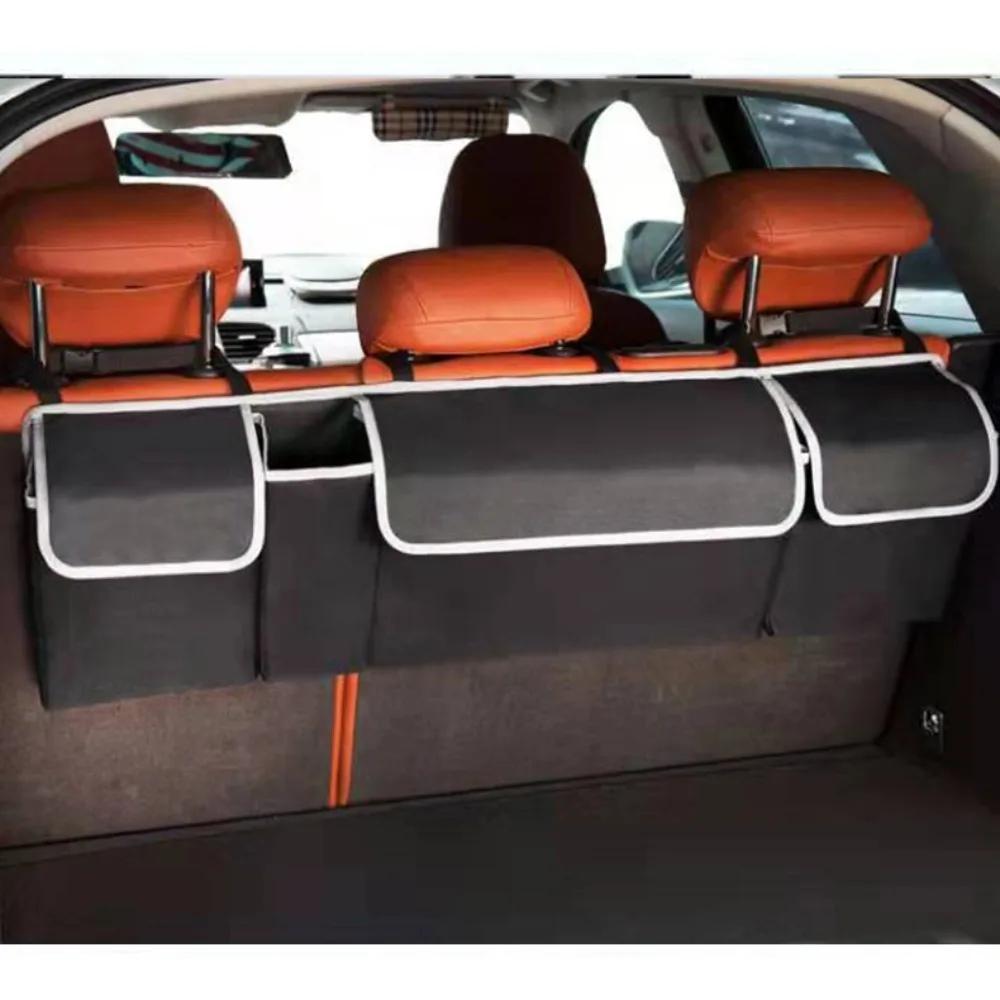 SUV Trunk Storage Bag, Car Seat Back, Oxford Cloth Hanging Bag, Multifunctional Car Storage Bag, Car Interior Accessories