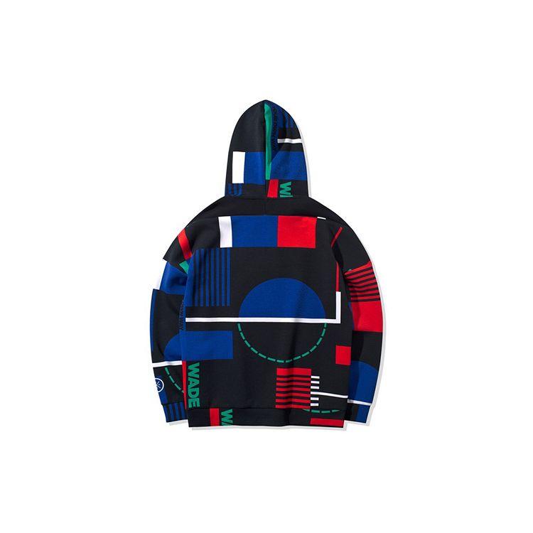 Li Ning Wade Series Pullover Casual Sports Hoodie Men hoodies Standard-Black AWDQ211-1