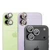 Colorful Bling Diamond Gitter Camera Ring Glass for IPhone 17 Pro Max 17 Air 16 15 Pro Max Plus Clarity HD Lens Screen Protector Metal Cap Accessaries