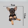 3D Sticker Scratches Sticker Realistic Puppy Decorative Sticker Car Electric Car Body Laptop Refrigerator Toilet Sticker
