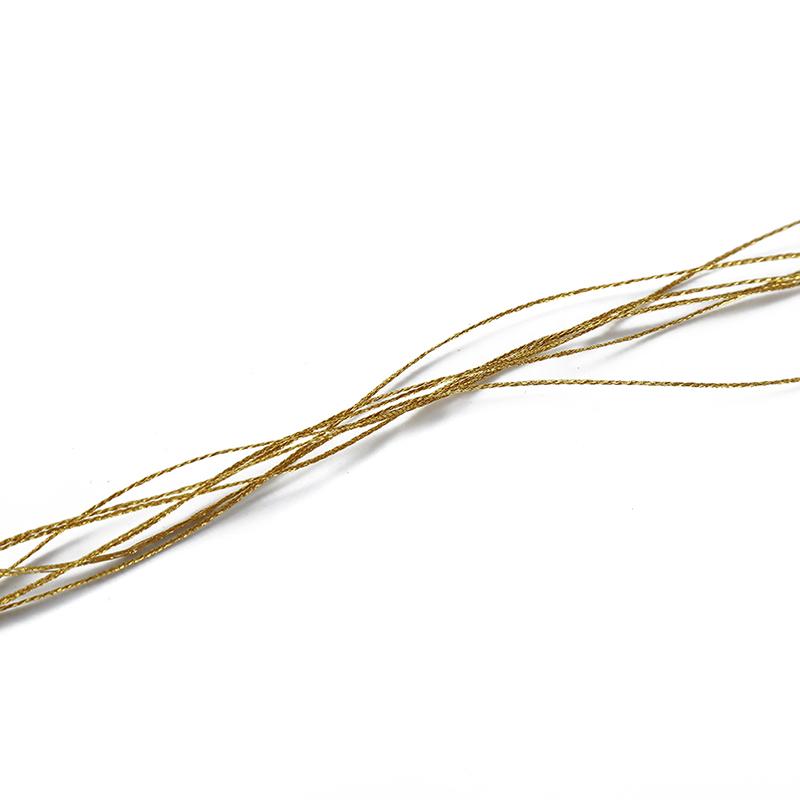 Goldenes Gold-Silber-Seil, chinesischer Knoten, Schnur, Nähmaschinenfäden, Basteln, Geschenkfaden, Schnur für Hochzeit, Weihnachten, Seillinie