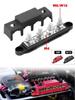12V 250A Bus Bar Terminal M8 M10 Positive Negative Battery Power Distribution Block With Cover for Boat RV Truck Camper