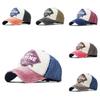 Cap Baseball Shine Letter Coated Pure Cotton Material Sunshade Hat Shading Sun