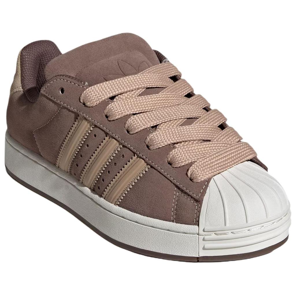 adidas Originals Superstar 2 Leather Skateboard Shoes Women's Brown KI3565