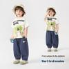 RightEuro Boys' Summer Curved Blade Denim Jeans