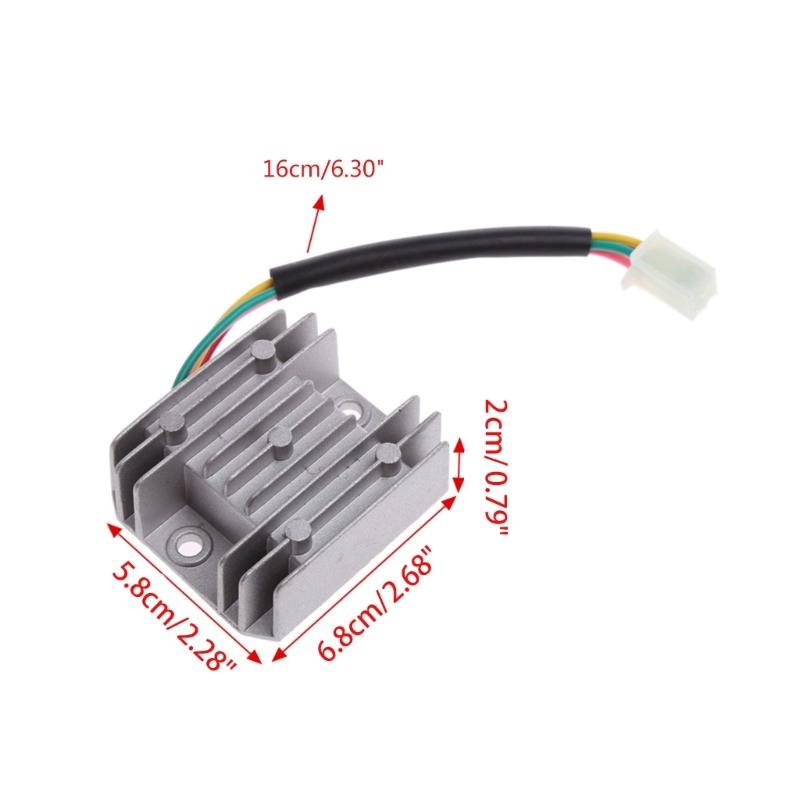4 Wires Voltage Regulator Rectifier for ATV GY6 50 150cc Motorcycle Scooter Moped Dirt Pit Bike High Quality