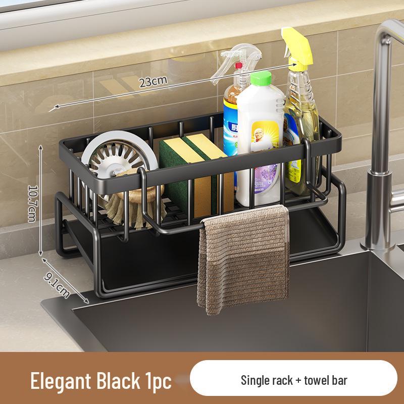 Fire Goose Multi-Functional Stainless Steel Kitchen Sponge & Rag Draining Rack