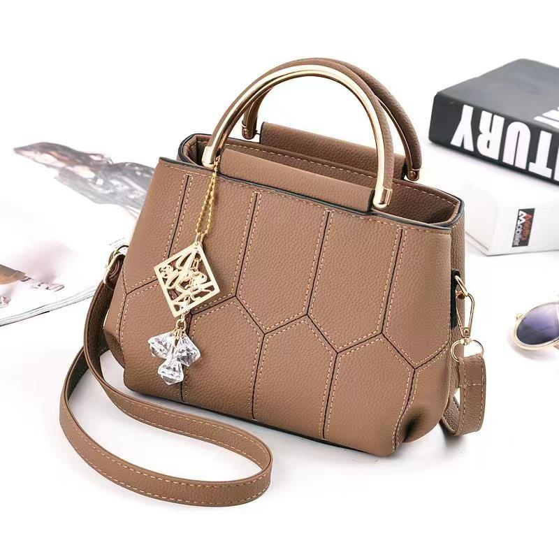 Bolsa Transversal Bordada da Moda: Bolsa de Ombro Elegante e Simples