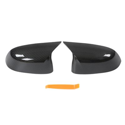 2pcs Car Side Door Rearview Mirror Cover Caps Carbon Fiber Style Waterproof Replacement for X3 G01 2018+