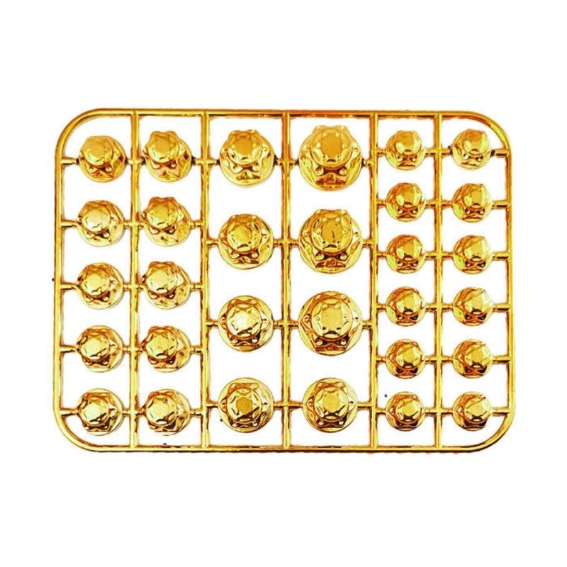 

30 шт. Декоративные детали для винтов головки мотоцикла для большинства моделей золотой