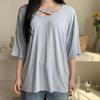 New ArrivalS Open RUn Women S Rayon U Neck ShorT Sleeve T ShirT charUr fiT