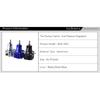 WLR - Universal Black Fuel Pressure Regulator With White Oil Gauge 3 Pieces AN6 Fittings 30-70 PSI WLR7845