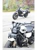 Qianjiang Flash 350 Motorcycle Bumper Canvas Side Bag & Rear Rack