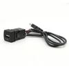 For Toyota Camry Corolla Rav4 Land Cruiser Prado 2018 2020 Car USB Input Adapter Audio Radio u-disk flash Socket Interface Cable