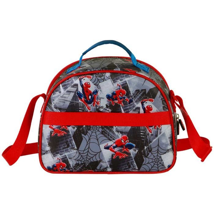 Sac Repas 3D - KARACTERMANIA - Spiderman Symbol - Isotherme - Taille Unique - Bandoulière Ajustable