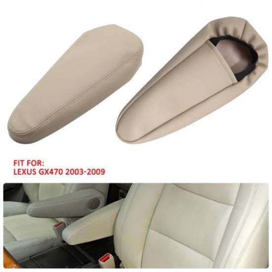 Fits 2003-09 Lexus GX470 Seat Armrest Slip-on Protect Cover Beige Tan Microsoft
