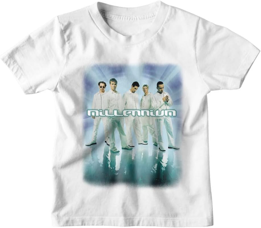 Американская классика Backstreet Boys Millennium Детская футболка с коротким рукавом 90-е Музыка Мальчиковая группа Графические футболки S разноцветный