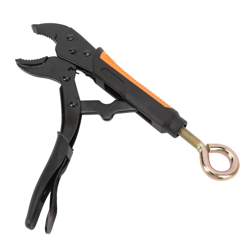 Feststellzange Verstellbare Klemme Druck Gebogene Backen Kohlenstoffstahl Feststellzange für Metallbearbeitung