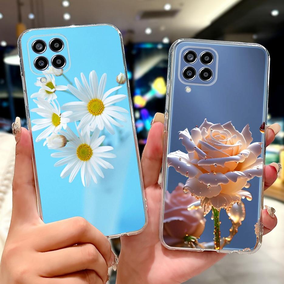 For Samsung Galaxy M33 5G Case SM-M336B New Luxury Painted Cover Soft Slim Phone Cases For Samsung M33 M 53 Galaxy M53 5G Fundas