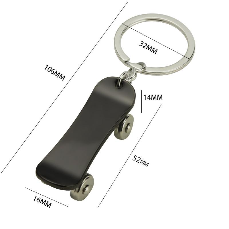 WTEMPO 2 PEZZI Portachiavi Scooter Punta delle Dita Monocolore Creativo Portachiavi Auto Ciondolo Portachiavi in Metallo Regalo Perfetto per la Festa della Mamma/Festa del Papà/Compleanno