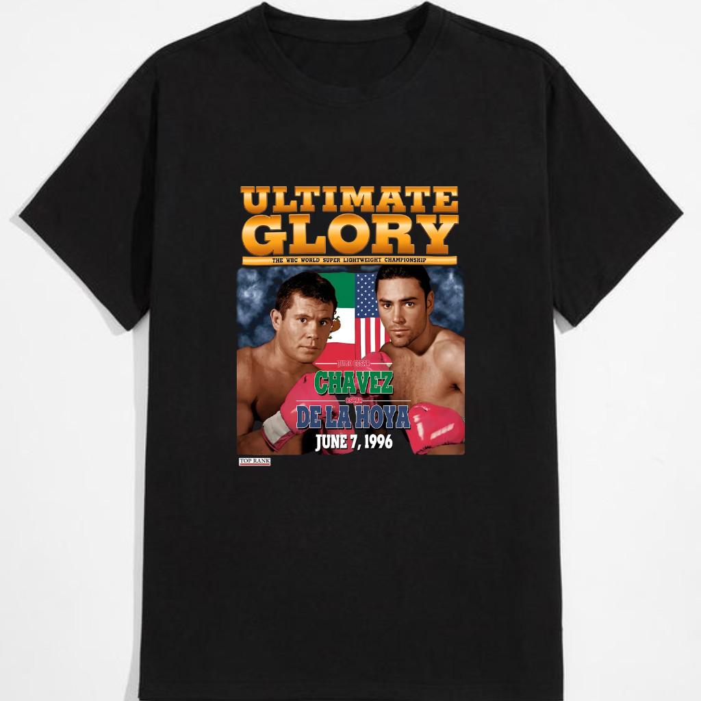 1996 Oscar De La Hoya vs Julio Cesar Chavez Caesars Palace Vintage Boxing T-Shir L
