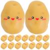 30pcs Mini Artificial Potatoes Realistic Resin Lightweight Holiday Home Decor Vegetable Basket Ornament For Christmas