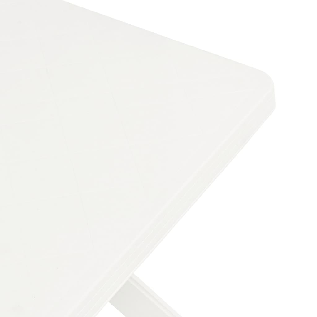Bistro Table White 70 X 70 X 72 Cm Plastic
