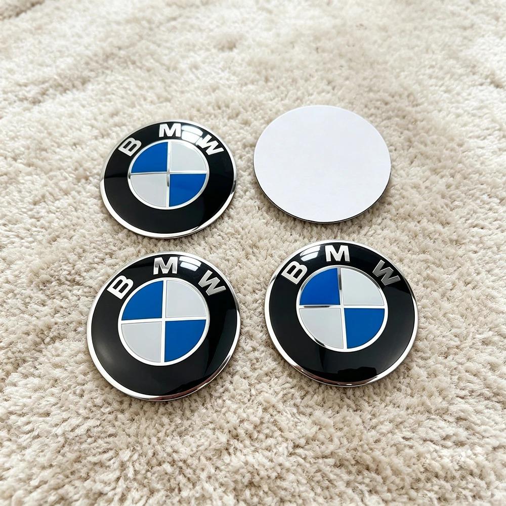 2026 Hot Car Badge Wheel Center Hub Cap Sticker Accessories 4Pc 56mm 60mm 65mm For BMW E46 E36 E39 E60 E90 F10 F30 G20 G21 G30 F15 X5 OE8