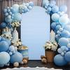 1PC Elastic Spandex Party Background Decor Double Sided Solid Color 4TF/6FT Baby Shower Backdrop Cover Wedding Birthday