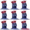 10Pcs/Lot Skull Punk Patches For Clothing Hip Hop Iron On Patches For Clothes Patch Thermoadhesive Embroidery Fusible Patch DIY