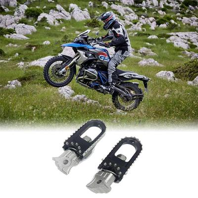 Kompatible BMW R1200GS/R1250GS/ADV Wasservogel Vergrößerte und Verbreiterte Fußrasten mit Bremsbelag