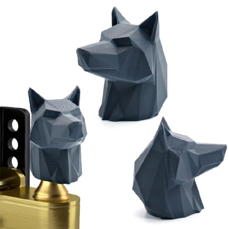 Odolný kryt tažného zařízení s 3D potiskem vlka Univerzální velikost 50MM Pevná konstrukce pro auto