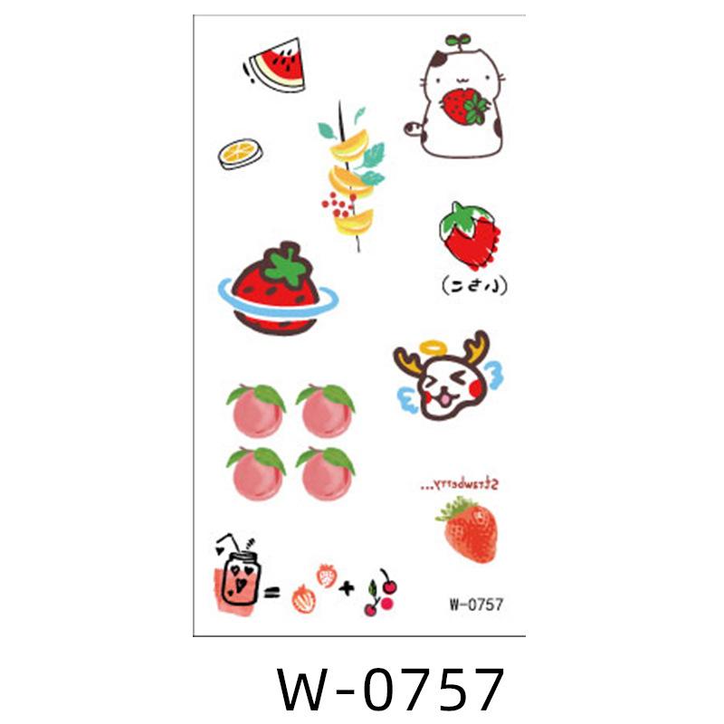 Beauty Sticker Cartoon Tattoo Sticker Small Fresh Animal Dinosaur Waterproof Tattoo Sticker