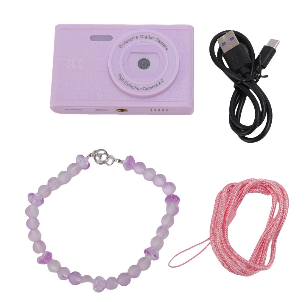 Digital Camera 1080P 48MP Rainproof Long Battery Life Double Lens Travel Camera with Fill Light for 