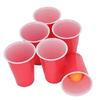 Beer Pong Game Cup 24 Table Tennis Balls 24 Cups Plastic Interesting Portable Reusable Beer Cups