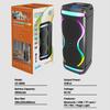 High-Power 8" Wireless Bluetooth Outdoor Speaker with Microphone