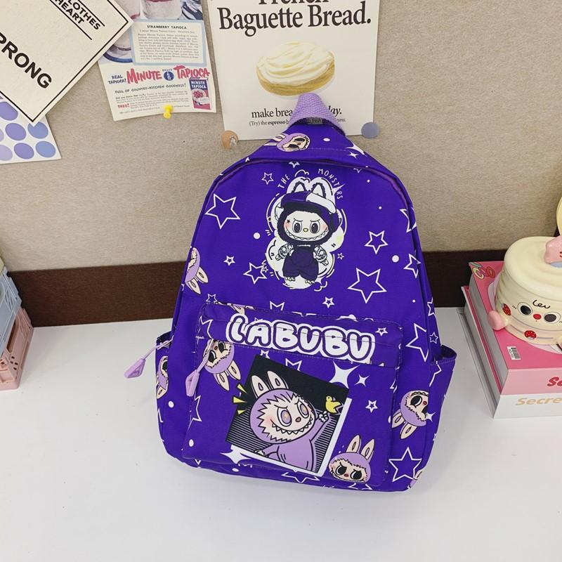 Large Capacity Children'S Backpack Cartoon Animation Boys And Girls Backpack Kindergarten Primary School Students Schoolbag Tide