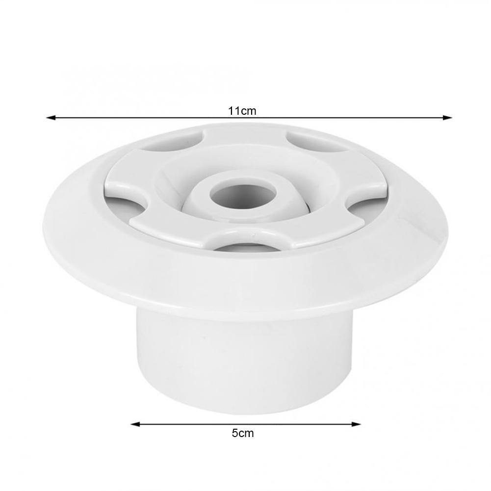 Massage Nozzle 360-Degree Rotatable Adjustment Heat-Resistant ABS Material Water Outlet Pool Jet Nozzle