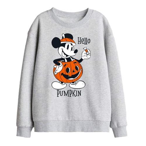 Disney Childrens/Kids Hello Pumpkin Mickey Mouse Sweatshirt