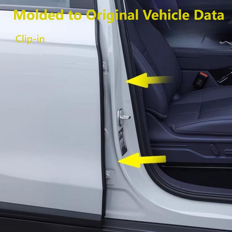 For Leapmotor B10 B Pillar Door Seal Strip Sound ulation Dust Proof Waterproof Noise Reduction Modified Rubber Accessories