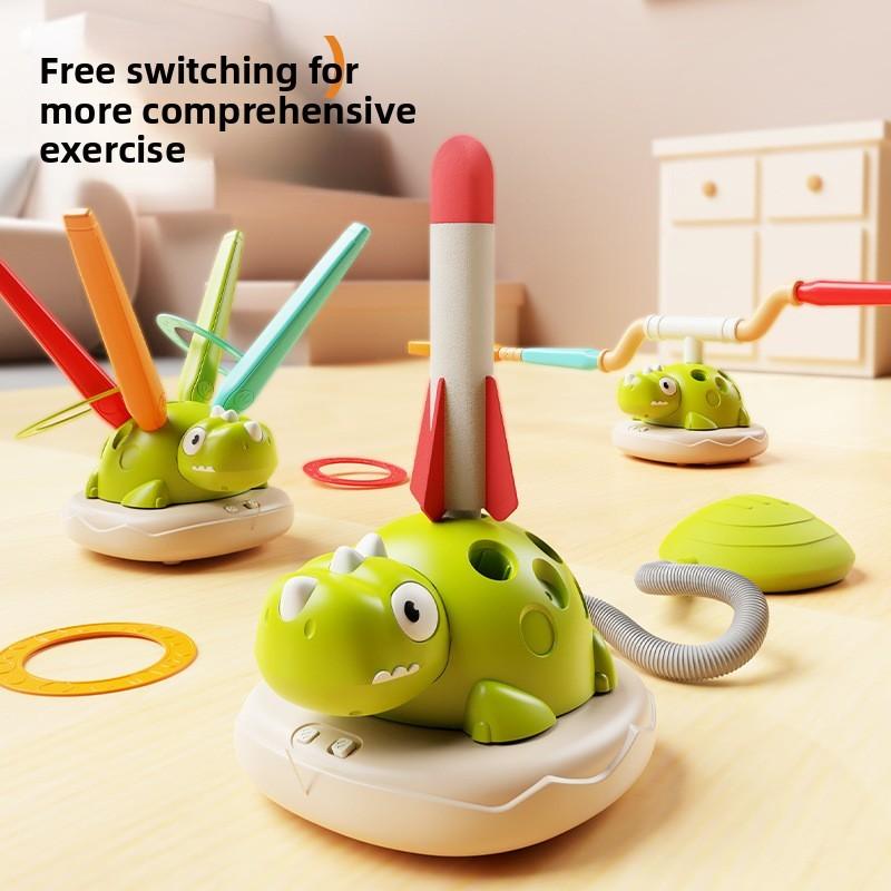 Dinosaur Outdoor Play Equipment With Sensor Control For Kids Group Exercise And Coordination