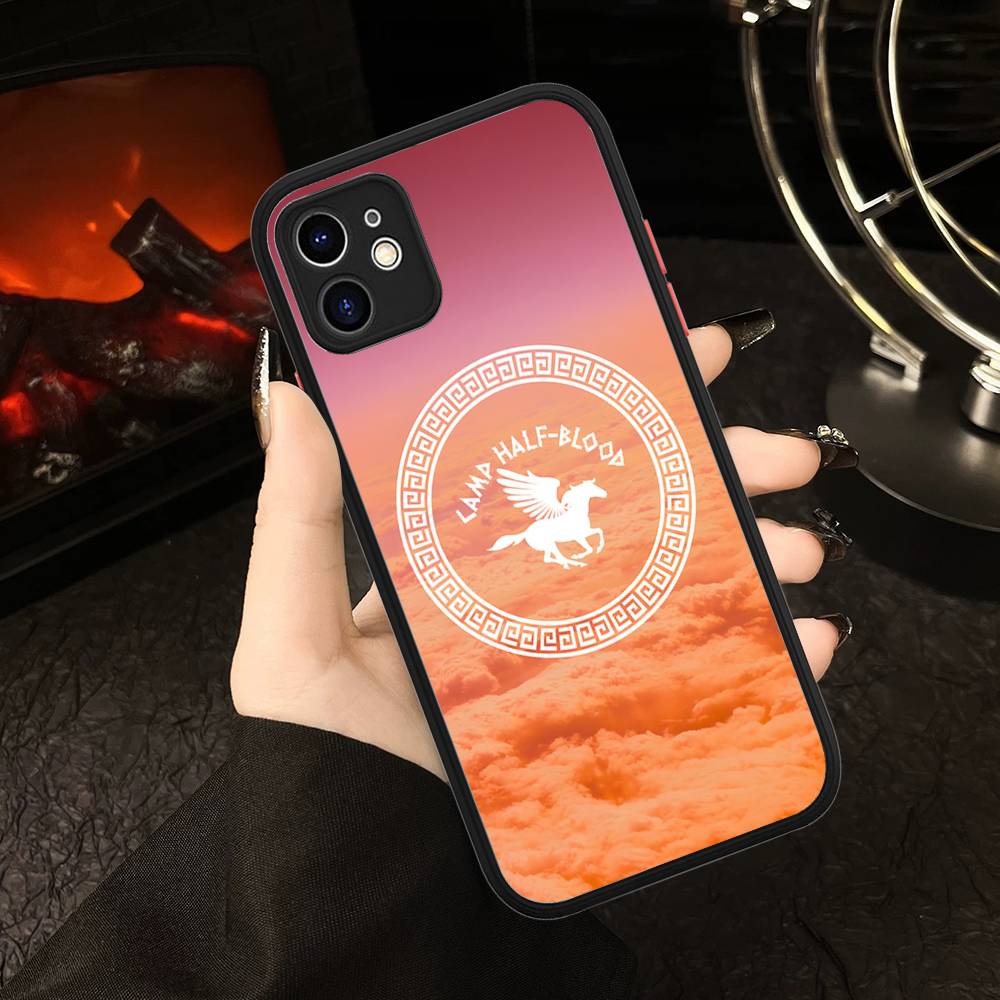Camp Half-Blood Matt Transluzente Handyhülle Für Iphone 16 ProMax 15 14 13 12 11 X XS PRO Plus