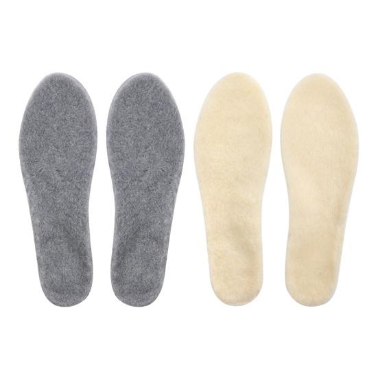 Meleg Gyapjú Talpbetétek Téli Bolyhos Cipőbetétek Puha Légáteresztő Cserélhető Belső Talp Női Férfi Cipőkhöz Csizmák Papucsok