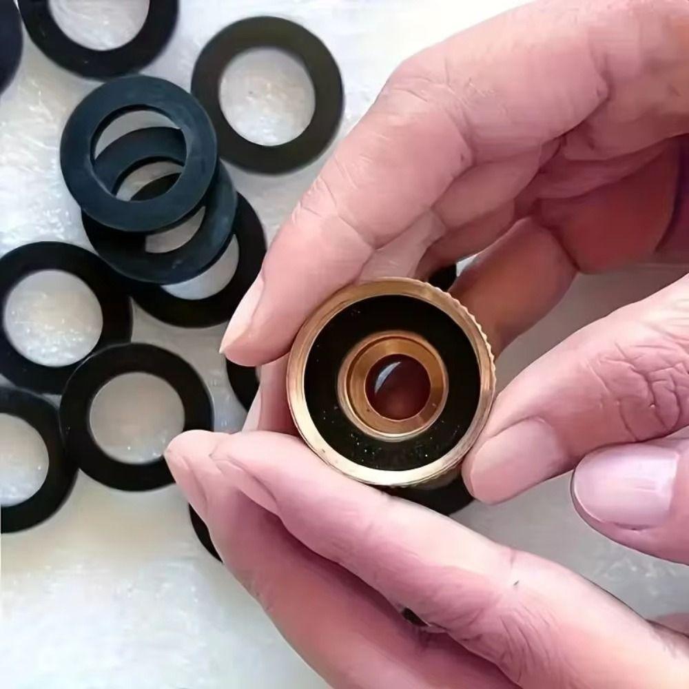 350PCS Waterproof Flat Washers Black Rubber Gaskets Plumbing Repair Washers Kit Furniture Repair
