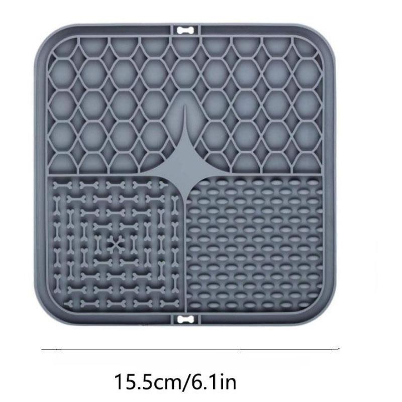 1PC Pet Lambendo Pad Slow Food Pad Tigela de Cachorro Gato Pet Filhote de Cachorro À Prova de Asfixia Silicone Pet Slow Food Pad Gato E Cachorro Alimentação Suprimentos