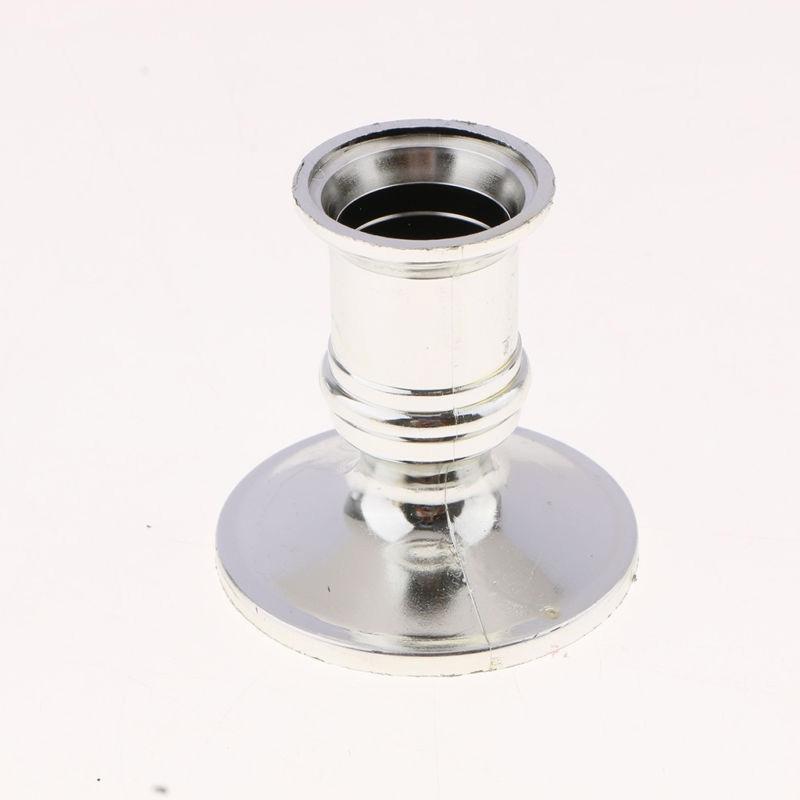 Standard Candle Holder Candlestick Silver Table Top Home Decoration Centerpiece