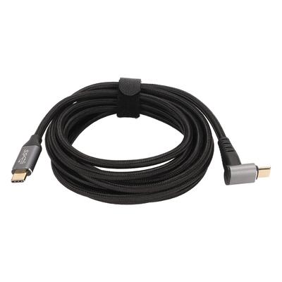 90-Grad-USB-C-Kabel 4K 60Hz Unterstützt PD100W Typ C 3.2 Gen2 Volle Funktion USB-C Schnellladung