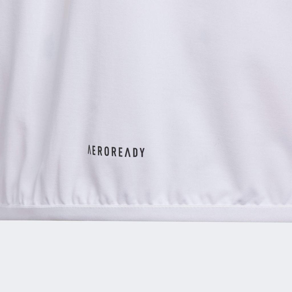 Adidas Functional Solid Color Simple Logo Print Hooded Long Sleeve Jacket Kids Jacket White JI9795