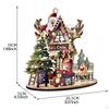 2 Pieces Christmas House 3D Puzzles Set DIY Puzzle Gift Cute Toys Tabletop