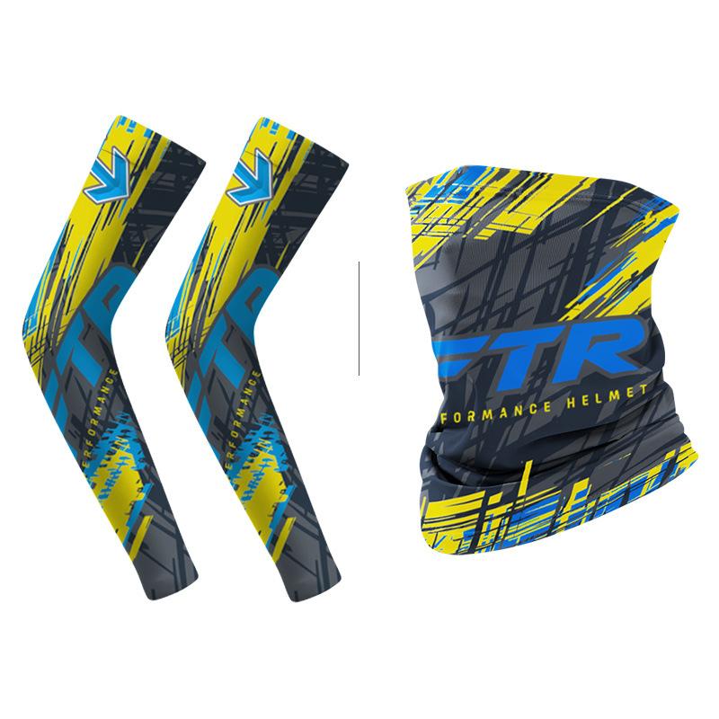 Ice Sleeve Men's Spring And Summer Driving Sunscreen Outdoor Fishing Bicycle Arm Guard Ice Silk Riding Motorcycle Sleeve Arm Cover